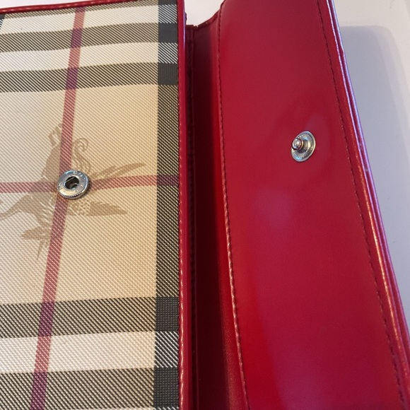 Burberry’s Checkered Clutch - Red and Black - Picture 9 of 11